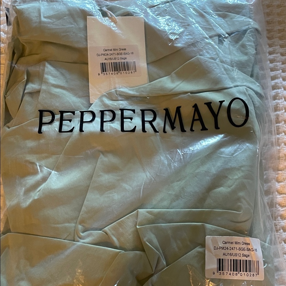 Peppermayo Mint Green Mini Dress